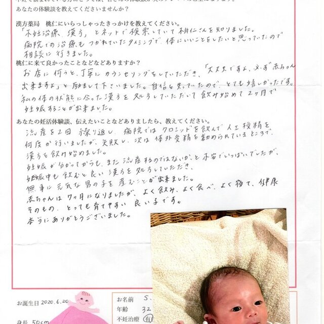 2度の流産を乗り越え、無事に男の子出産